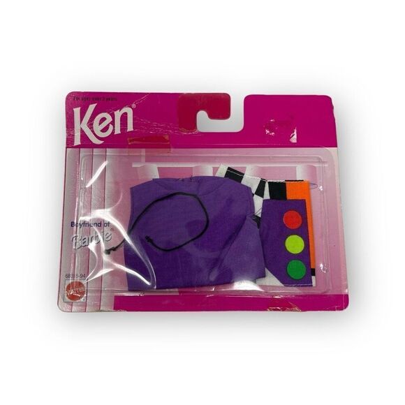 1996 Barbie Fashion Ken Fashion Favorites 68315-94 Outfit Boyfriend Purple Retro - Picture 1 of 4